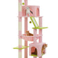 PAWZ Road 181cm Cat Tree Tower Scratching Post Scratcher Condo House Bed Toys Pink