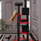 PAWZ Road 180cm Cat Tree Tower Scratching Post Adult Cats Condo House Bed Toys Black