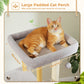 PAWZ Road 135CM Cat Tree Tower Scratching Post Scratcher Wooded Cats Condo House Grey