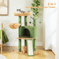 PAWZ Road 105CM Cat Tree Tower Scratching Post Scratcher Condo House Kitten Toys Green