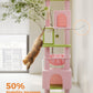 PAWZ Road 181cm Cat Tree Tower Scratching Post Scratcher Condo House Bed Toys Pink