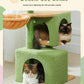 PAWZ Road 110CM Cat Tree Tower Scratching Post Cat Condo House with Hammock Bed Green