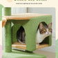 PAWZ Road 110CM Cat Tree Tower Scratching Post Cat Condo House with Hammock Bed Green