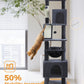 PAWZ Road 181cm Cat Tree Tower Scratching Post Scratcher Condo House Bed Toys Dark Grey