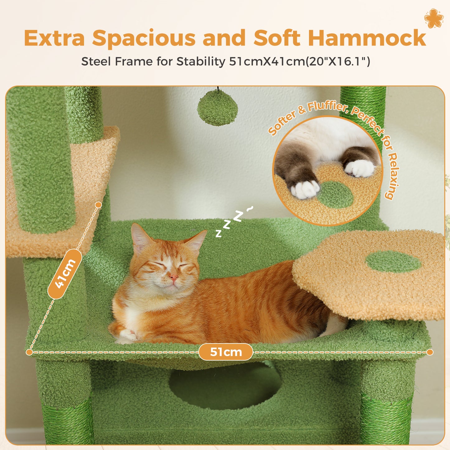 PAWZ Road 184cm Cat Tree Tower Scratching Post Scratcher Condo House Bed Toy Furniture Green