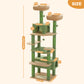 PAWZ Road 184cm Cat Tree Tower Scratching Post Scratcher Condo House Bed Toy Furniture Green